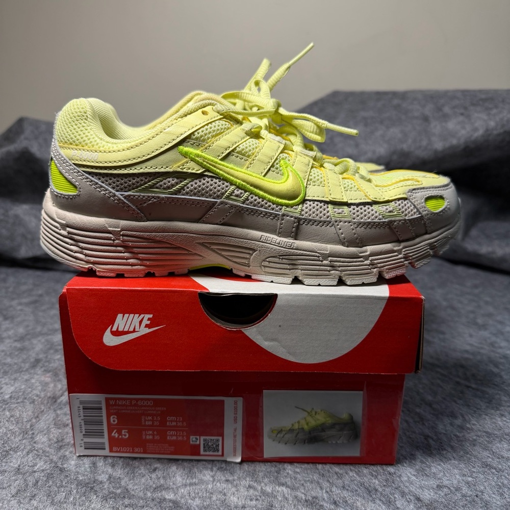 Nike P-6000 Sneakers Shoes Luminous Green Womens Sz 6